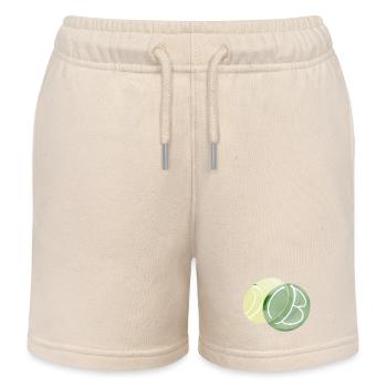 Le point vert - Short de jogging enfant bio Stanley/Stella - écru doux - Devant