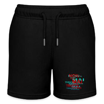 Zu viele Fragen - Kinder Organic Joggingshorts Mini Bolter von Stanley/Stella - Schwarz - Vorne