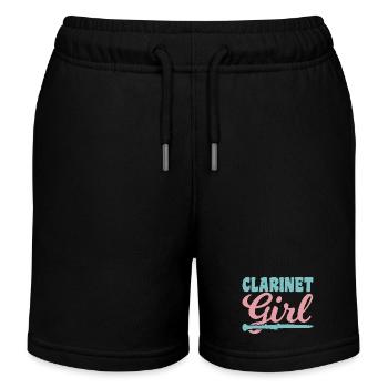 Clarinettiste - Short de jogging enfant bio Stanley/Stella - noir - Devant