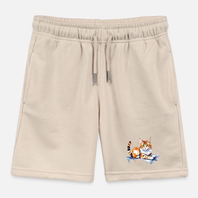 Chat dans la neige Short de jogging enfant bio Stanley/Stella