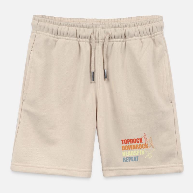 Breakdance Routine Kids Organic Sweat Shorts by Stanley/Stella