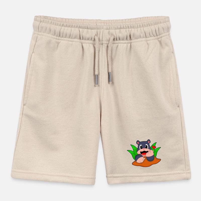 Funny Mole Kids Organic Sweat Shorts by Stanley/Stella
