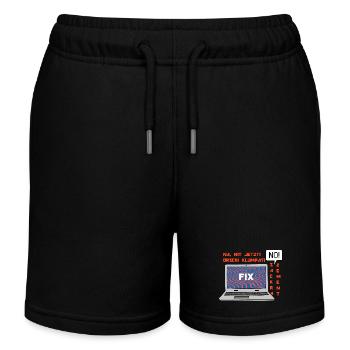Kein Bild 🤬 Klumpat! Retro Computer Humor Design - Kinder Organic Joggingshorts Mini Bolter von Stanley/Stella - Schwarz - Vorne