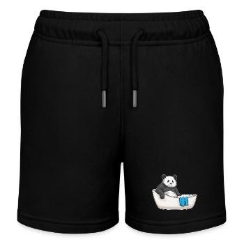 Baignoire Panda - Short de jogging enfant bio Stanley/Stella - noir - Devant