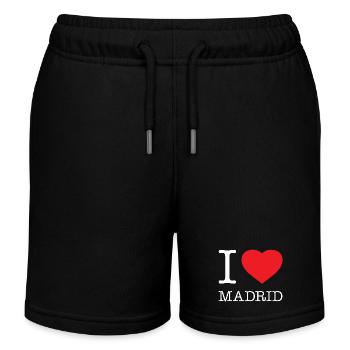 J’ADORE MADRID - Short de jogging enfant bio Stanley/Stella - noir - Devant