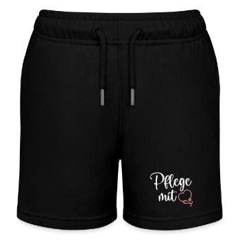 Pflege Krankenschwester - Kinder Organic Joggingshorts Mini Bolter von Stanley/Stella - Schwarz - Vorne