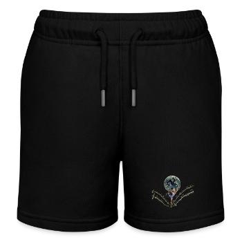 Balancing between music and magic - Kids Organic Sweat Shorts by Stanley/Stella - black - Front