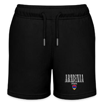 Ursprünglich aus Armenien, geboren in Armenien - Kinder Organic Joggingshorts Mini Bolter von Stanley/Stella - Schwarz - Vorne