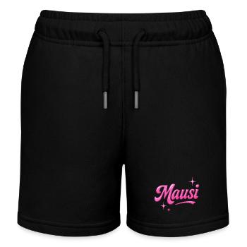 Mausi / Y2K Style - Kinder Organic Joggingshorts Mini Bolter von Stanley/Stella - Schwarz - Vorne