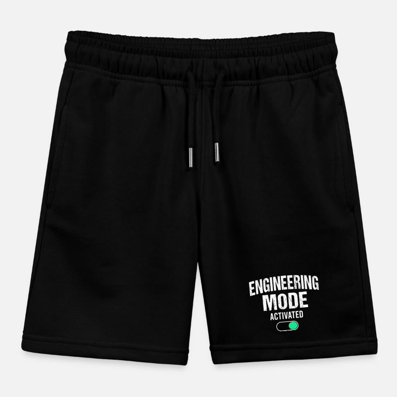 Mechanical Engineering Mechanical Engineer Kids Organic Sweat Shorts by Stanley/Stella
