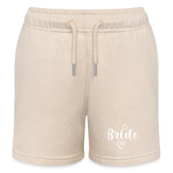 Bride - Kids Organic Sweat Shorts by Stanley/Stella - soft Ecru - Front