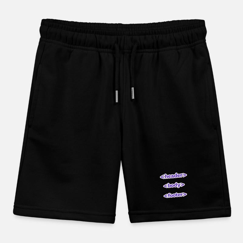 Code Style: Header, Body, Footer - For Everyone Kids Organic Sweat Shorts by Stanley/Stella