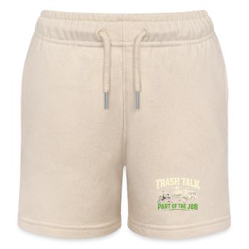 Trash Talk gehört dazu | Müllabfuhr Humor - Kinder Organic Joggingshorts Mini Bolter von Stanley/Stella - Natur - Vorne
