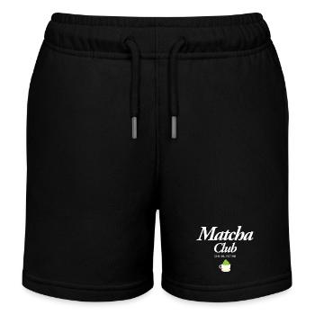 Matcha Club - Kinder Organic Joggingshorts Mini Bolter von Stanley/Stella - Schwarz - Vorne