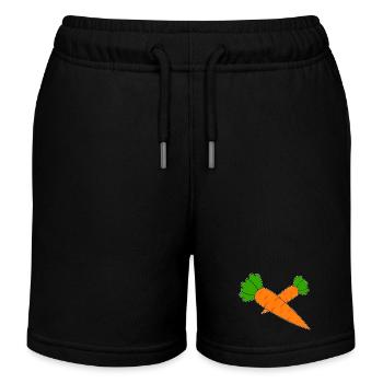Carottes - Short de jogging enfant bio Stanley/Stella - noir - Devant
