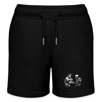 Freiheitsstatue, die Schach mit dem Tod spielt - Kinder Organic Joggingshorts Mini Bolter von Stanley/Stella - Schwarz - Vorne
