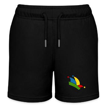 Narrenkappe - Kinder Organic Joggingshorts Mini Bolter von Stanley/Stella - Schwarz - Vorne