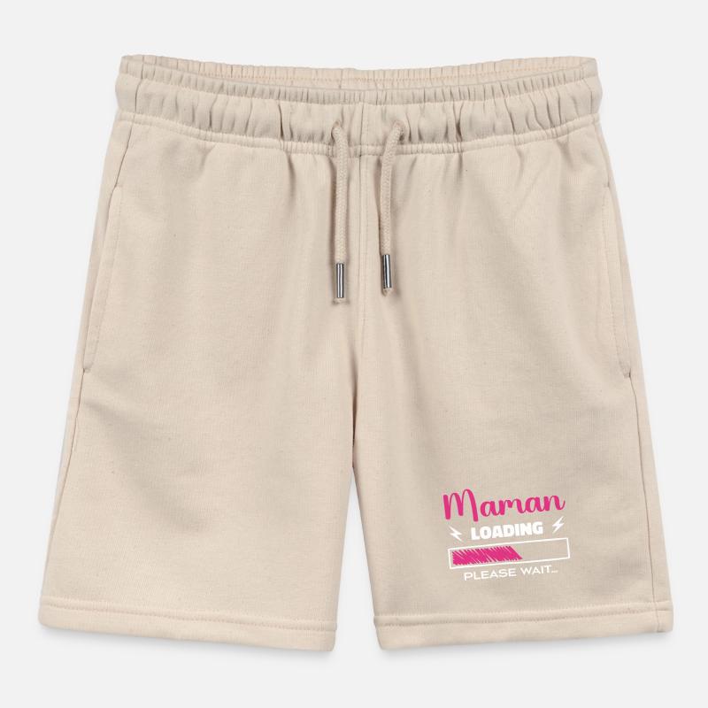 Mom loading Please Wait... Kids Organic Sweat Shorts by Stanley/Stella