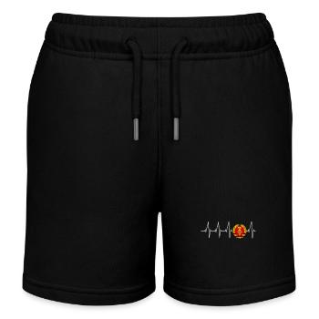 Ossi d’origine : Ossi-Kult DDR Herzschlag Herzlinie - Short de jogging enfant bio Stanley/Stella - noir - Devant