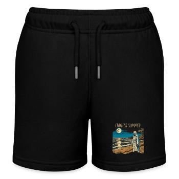 Un été sans fin - Short de jogging enfant bio Stanley/Stella - noir - Devant