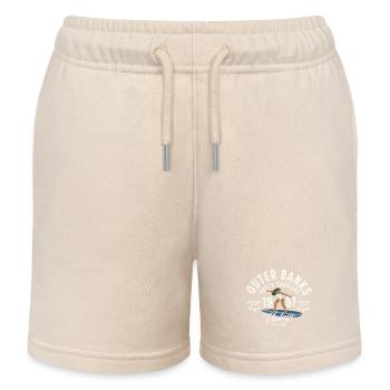 Outerbanks vintage surfing style - Short de jogging enfant bio Stanley/Stella - écru doux - Devant