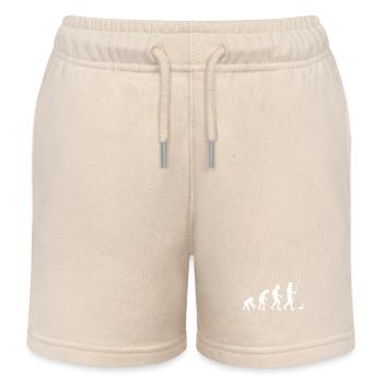 Ente Evolution - Kinder Organic Joggingshorts Mini Bolter von Stanley/Stella - Natur - Vorne