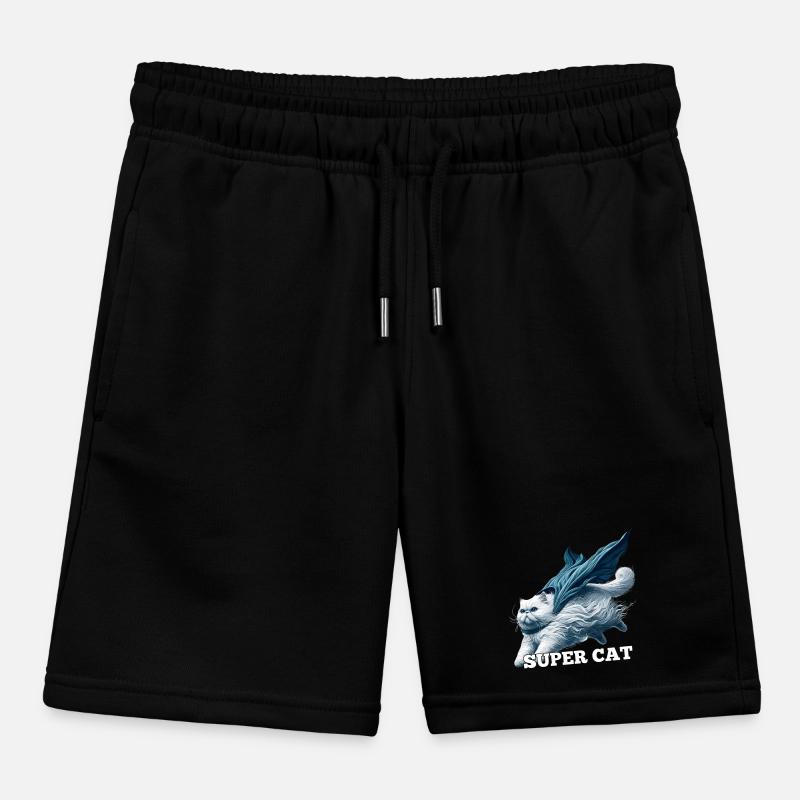 Super chat persan blanc chat persan cadeau Short de jogging enfant bio Stanley/Stella