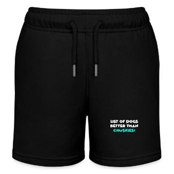 Chusky (en anglais seulement) - Short de jogging enfant bio Stanley/Stella - noir - Devant