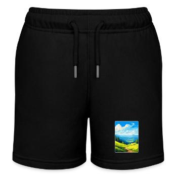 Harz Deutschland Vintage Reiseplakat WPA - Kinder Organic Joggingshorts Mini Bolter von Stanley/Stella - Schwarz - Vorne