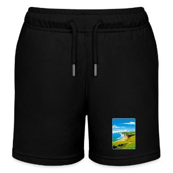 Dorset Uk Vintage Voyage Poster Souvenir WPA - Short de jogging enfant bio Stanley/Stella - noir - Devant