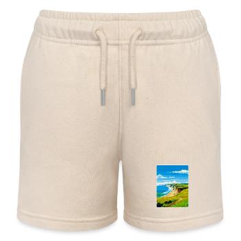 Dorset Uk Vintage Voyage Poster Souvenir WPA - Short de jogging enfant bio Stanley/Stella - écru doux - Devant