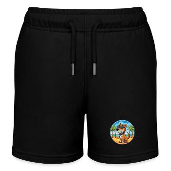 Polnische Jagdhund Hund Rasse Cartoon Sonnenbrille - Kinder Organic Joggingshorts Mini Bolter von Stanley/Stella - Schwarz - Vorne