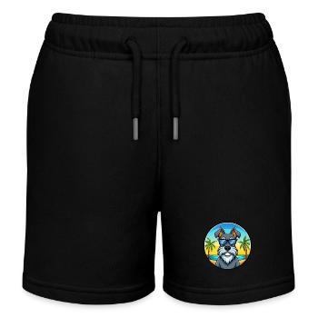 Lunettes de soleil standard Schnauzer Dog Breed Cartoon - Short de jogging enfant bio Stanley/Stella - noir - Devant