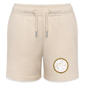 Cour Inna - Short de jogging enfant bio Stanley/Stella - écru doux - Devant
