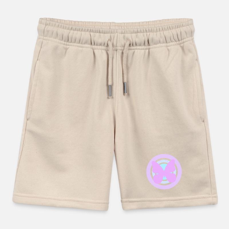 Papillon céleste violet Short de jogging enfant bio Stanley/Stella