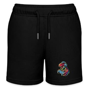 T Rex Gaming Gamer - Short de jogging enfant bio Stanley/Stella - noir - Devant