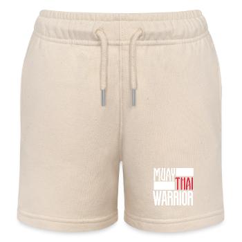 Muay Thaï - Short de jogging enfant bio Stanley/Stella - écru doux - Devant