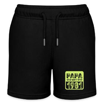 seit 1981 - Kinder Organic Joggingshorts Mini Bolter von Stanley/Stella - Schwarz - Vorne