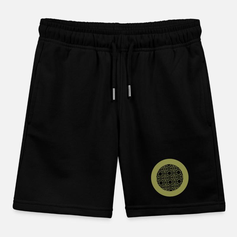 Circular-Decor Kids Organic Sweat Shorts by Stanley/Stella
