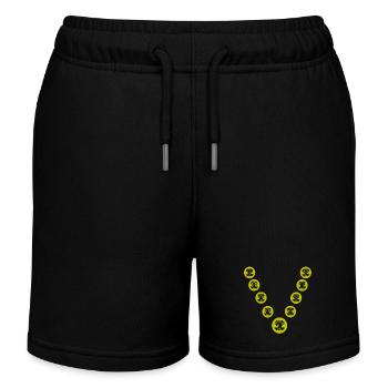 Kette - Kinder Organic Joggingshorts Mini Bolter von Stanley/Stella - Schwarz - Vorne