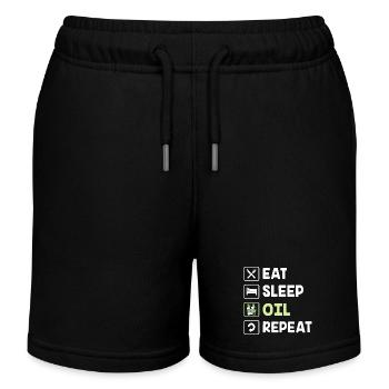 Essentiële olie - Kinder sweatshort biologisch Stanley/Stella - zwart - Voor