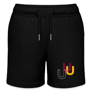 U - Short de jogging enfant bio Stanley/Stella - noir - Devant
