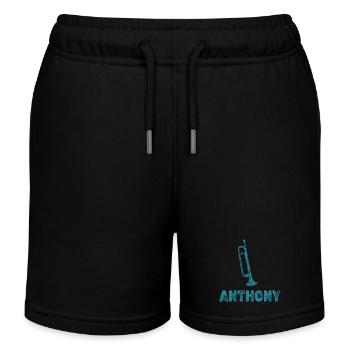 Fanfare Anthony - Short de jogging enfant bio Stanley/Stella - noir - Devant