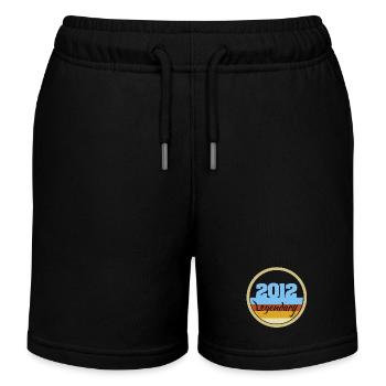 2012 - Kinder Organic Joggingshorts Mini Bolter von Stanley/Stella - Schwarz - Vorne