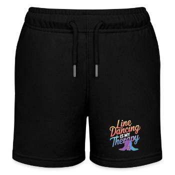 Line Dancing Tanzen Tänzer - Kinder Organic Joggingshorts Mini Bolter von Stanley/Stella - Schwarz - Vorne