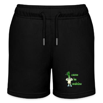 Lauch im Training, für den Lauch von Welt - Kinder Organic Joggingshorts Mini Bolter von Stanley/Stella - Schwarz - Vorne