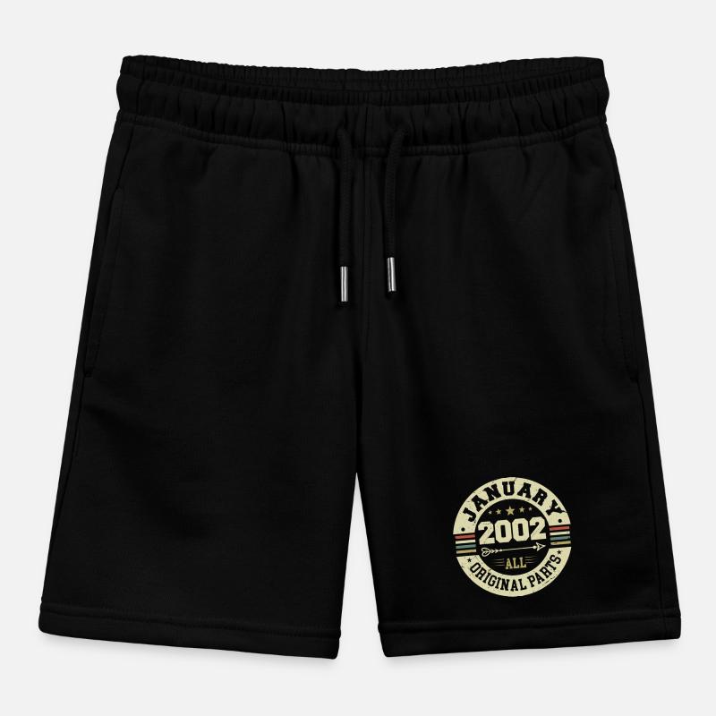 Janvier 2002 - Anniversaire en janvier 2002 Short de jogging enfant bio Stanley/Stella