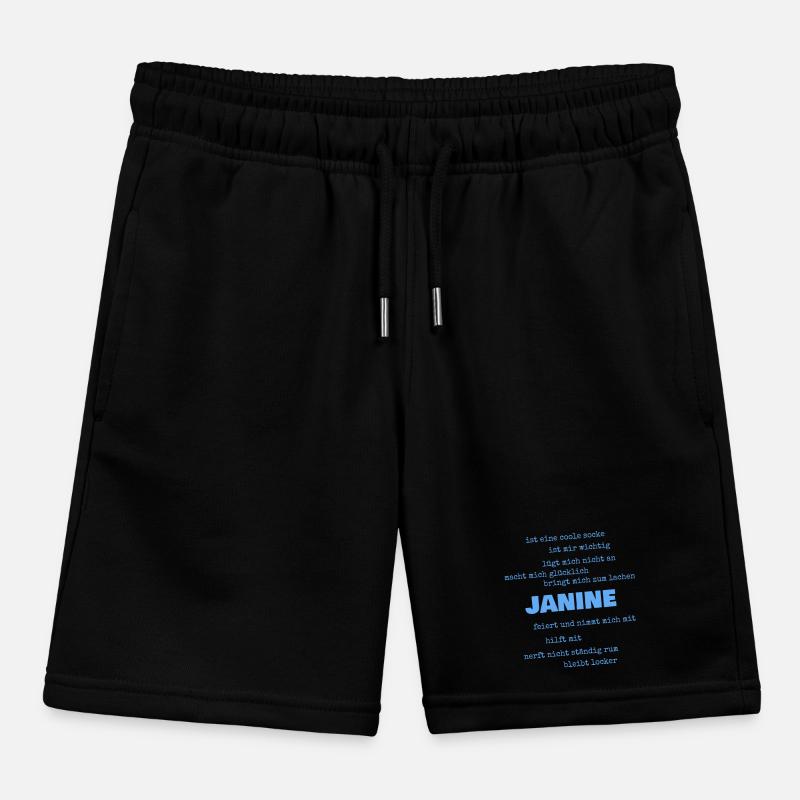 Sprüche Janine Kinder Organic Joggingshorts Mini Bolter von Stanley/Stella