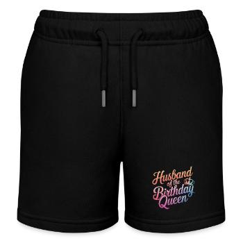 Mari, Conjoint, Famille, Mariage - Short de jogging enfant bio Stanley/Stella - noir - Devant