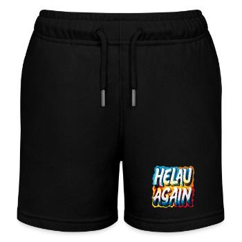 Helau Again Carnaval Carnaval - Short de jogging enfant bio Stanley/Stella - noir - Devant